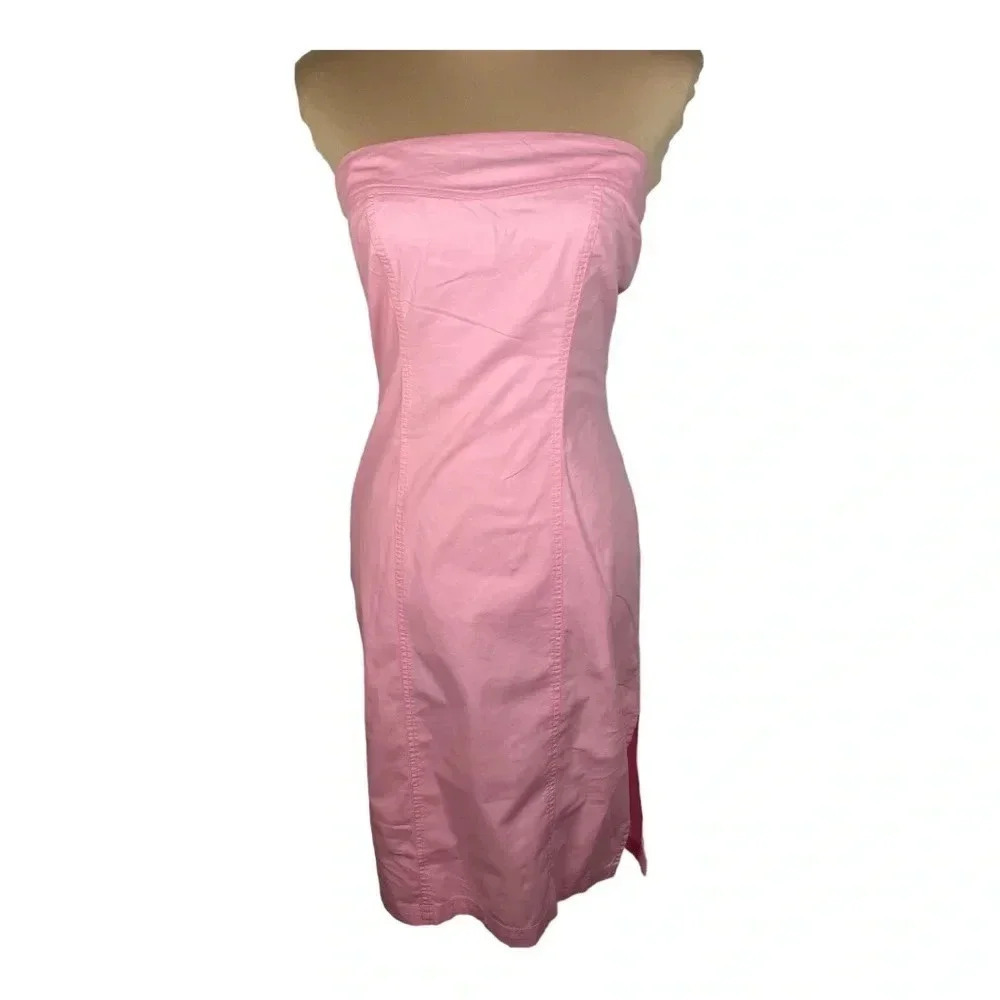 🌸 Bodywaves USA Pink‎ Strapless Mini Dress